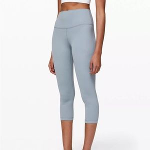 lululemon Align™ High-Rise Crop 21" color chambray size 6